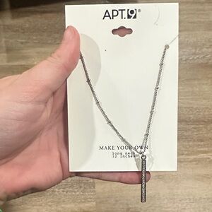 Apt. 9 Silver Pendant Necklace long make your own necklace